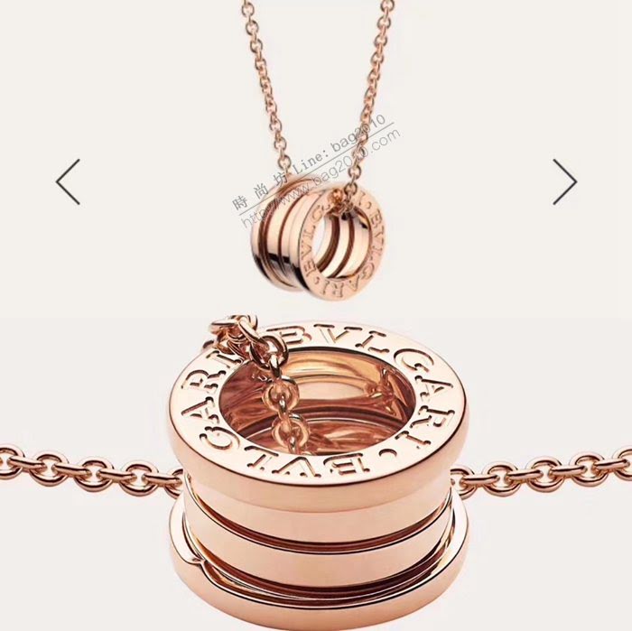Bvlgari飾品 寶格麗B.ZERO1系列彈簧項鏈 原版字印原版龍蝦扣原版鏈尾  zgbq3267